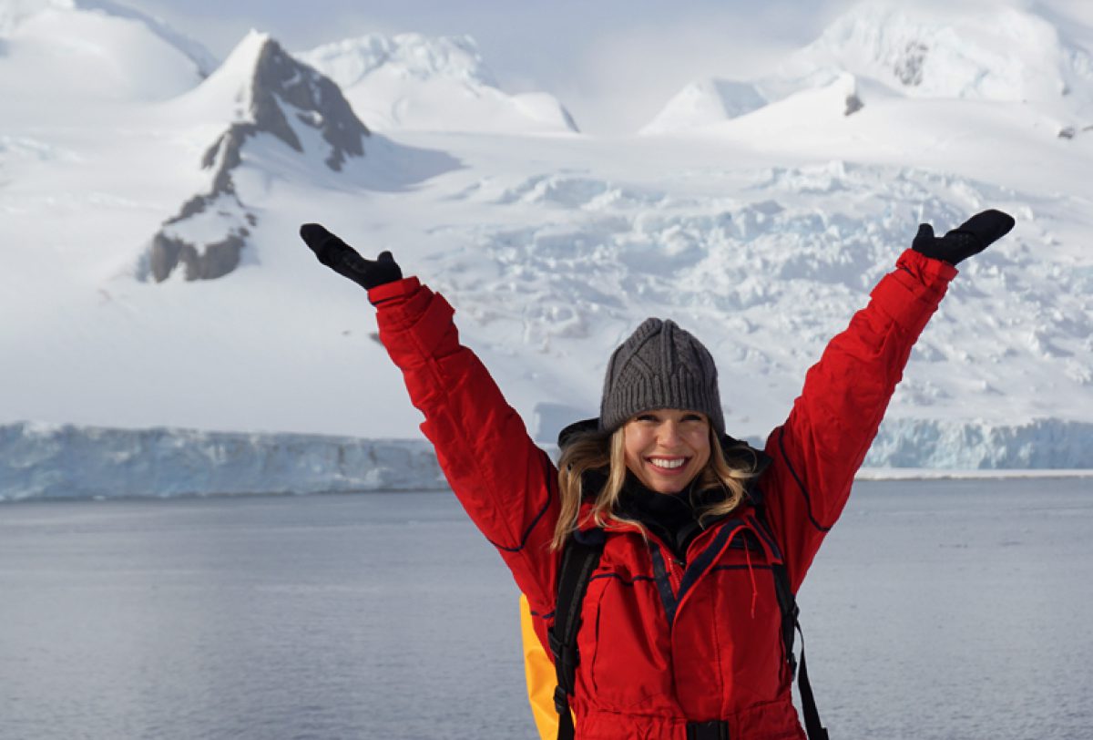 glacier-selfie